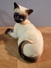 Vintage Beswick Siamese Cat Model 1558 Cat Fugurine