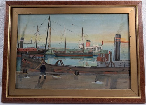 Vintage painting oil - vintage, on