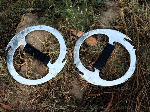 Custom handmade steel chakram - handmade,