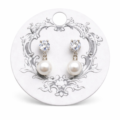 White 5cm round jewellery - 5cm,