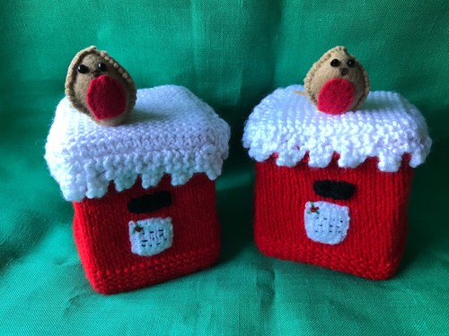 Hand knitted chocolate - knitted,