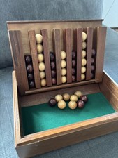 Vintage Wooden Board Game Box