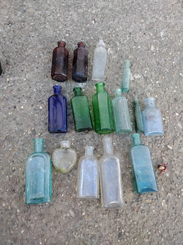 Antique medicine cure - antique, bottles