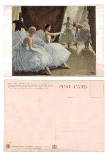 Postcard dame laura knight - dame,