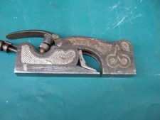 E. Preston Rare 1368 Adjustable Shoulder Rabbet Plane 5"x 5/8