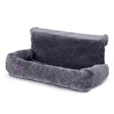 Petlicity Cosy Fleece Cat Radiator Bed Foldable Frame for Winter Warmth