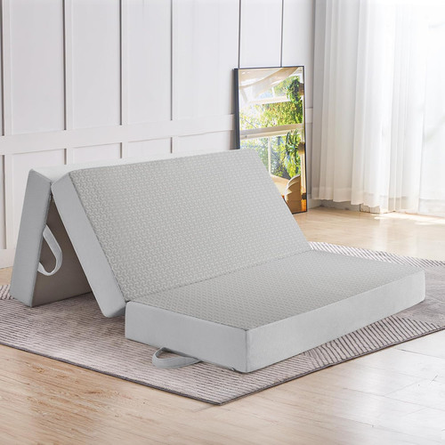 Portable folding mattress - folding, 6"