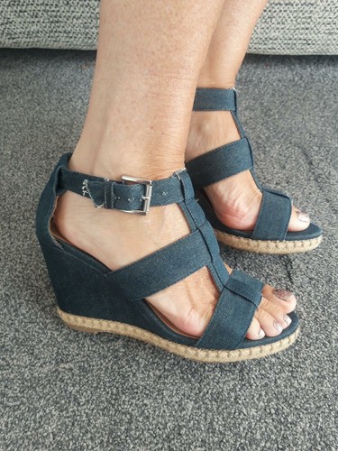 Ladies denim blue - denim, bar