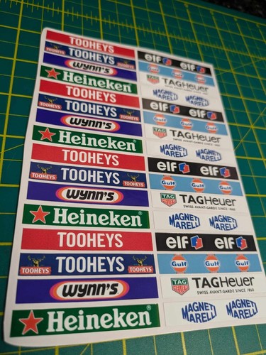 Scalextric slot car decal - slot,