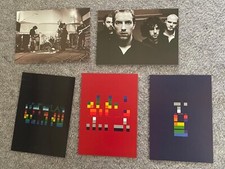 COLDPLAY Rare Set 4x ‘X&Y’ POSTCARDS (Limited Edition) HMV Promo + MTV Holograph