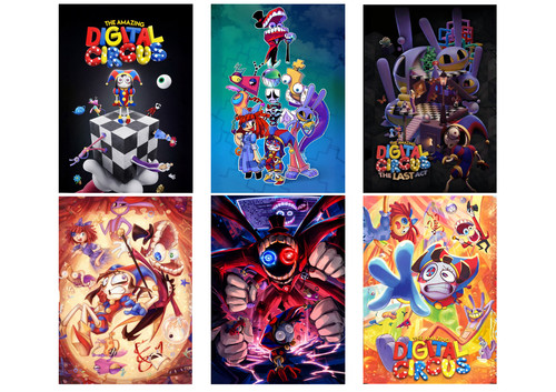 Amazing digital circus poster - circus,