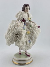 Antique Dresden Lace Porcelain