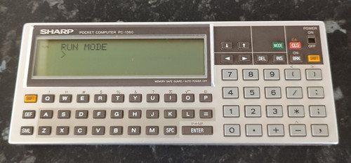 Sharp 1360 basic - pc-1360, pocket