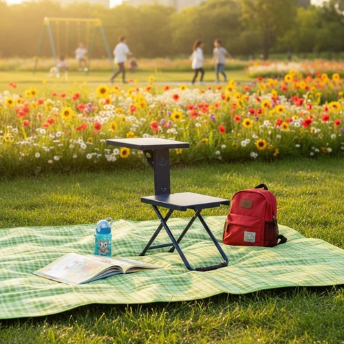 Foldable table and chairs - foldable,