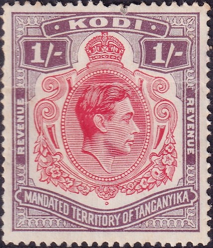 Tanganyika 1950 mnh - kgvi, poll