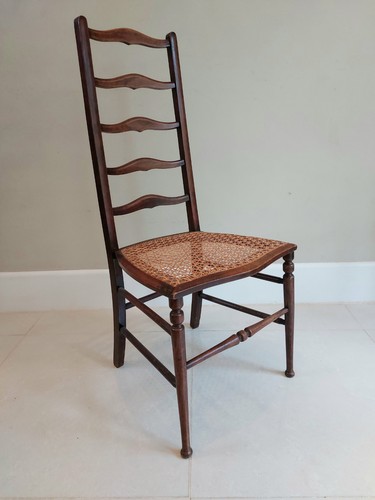 Vintage ladder back chair - chair, with
