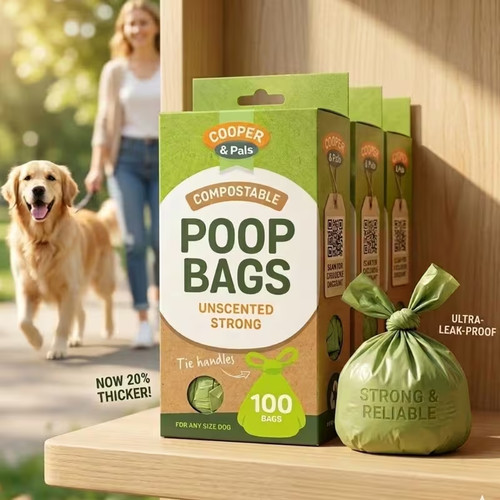 Poo bags biodegradable - poo, dog