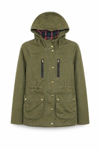 Topshop womens parka coat - coat, size