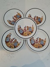 5 X Vintage Meakin Blue Moon