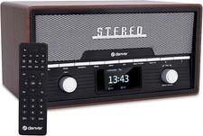 DAB+ Radio CD Player with Bluetooth Clock Alarm & Remote Denver MDA-525