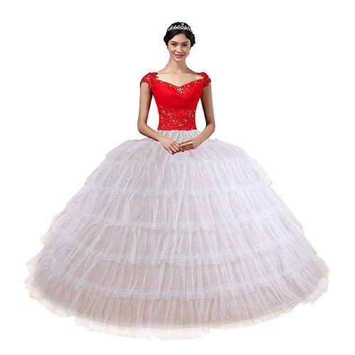 White petticoat for wedding - white-petticoat,