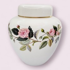 Wedgwood Hathaway Rose Ginger Jar Vintage Bone China