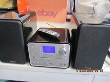 BLACK Pure Legato 2 Luxury DAB CD player with speakers & remote