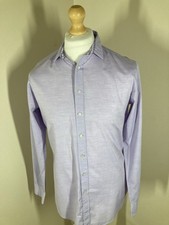 Thomas Pink Shirt Men’s 15.5 Lilac Super Slim Fit The Bingham Collection.