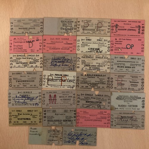 Railway tickets - x.,