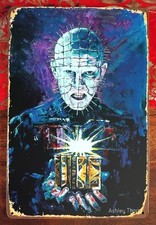 HELLRAISER 'PUZZLE BOX' FILM MOVIE TIN SIGN *HORROR *CENOBITES *PINHEAD *NEW