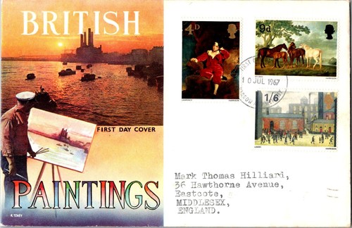 1967 fdc british - 1967,