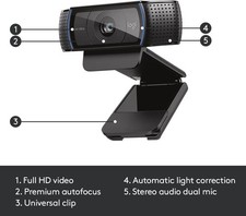 Logitech C920 Pro HD Webcam
