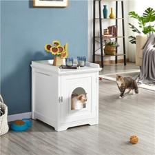 Wooden Cat Litter Box