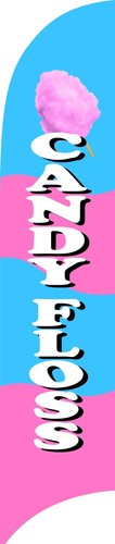 Candy floss windless banner - candy,
