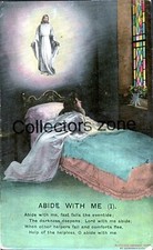 WW1 Bamforth Song Card  Abide With Me Card No 1