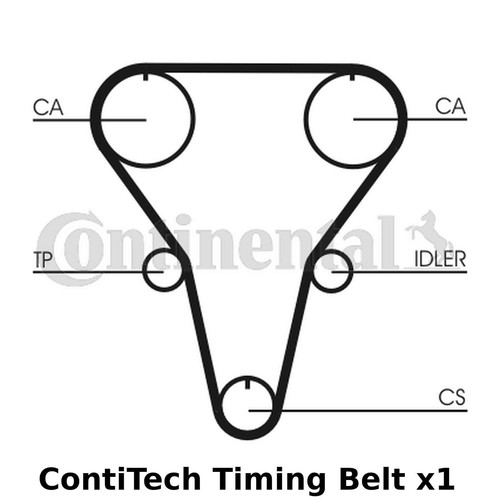 Contitech timing belt - timing, ct769