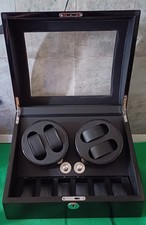 Excelvan 4 Watch Winder Display Case for 6 Watches Please Read Description