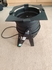 Black Par 64 Tungsten Disco Light With Double Bracket And Gel Holder