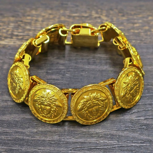 Versace gold plated medusa - versace,