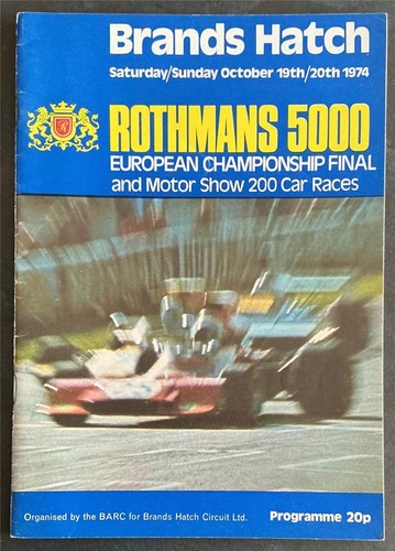 Brands hatch oct 1974 - brands, 19/20