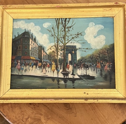 Vintage oil painting - vintage,