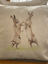 Boxing Hares Cushion Covers 