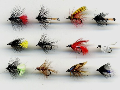 Trout flies traditional wet - flies:,