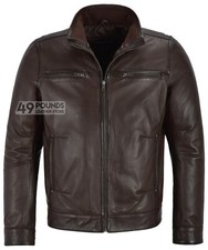 Mens Classic Leather Jacket