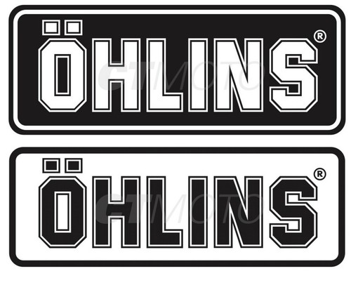 Ohlins decal stickers black - decal,