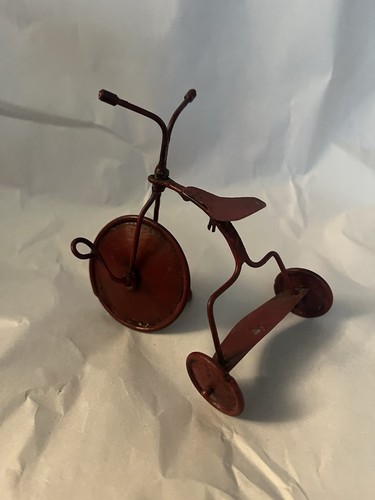 Vtg miniature metal red - vtg.,