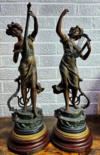 Pair antique french art - french,