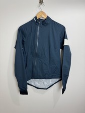 Rapha Women’s Classic Rain Jacket Cycling Womens Size M Navy Blue Pockets Sports