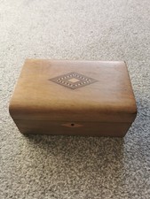 Victorian Domed Walnut Box. C. 1870.