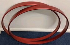 Mapex Saturn Tuscan Red 22" Wood Bass Drum Hoops (Pair)